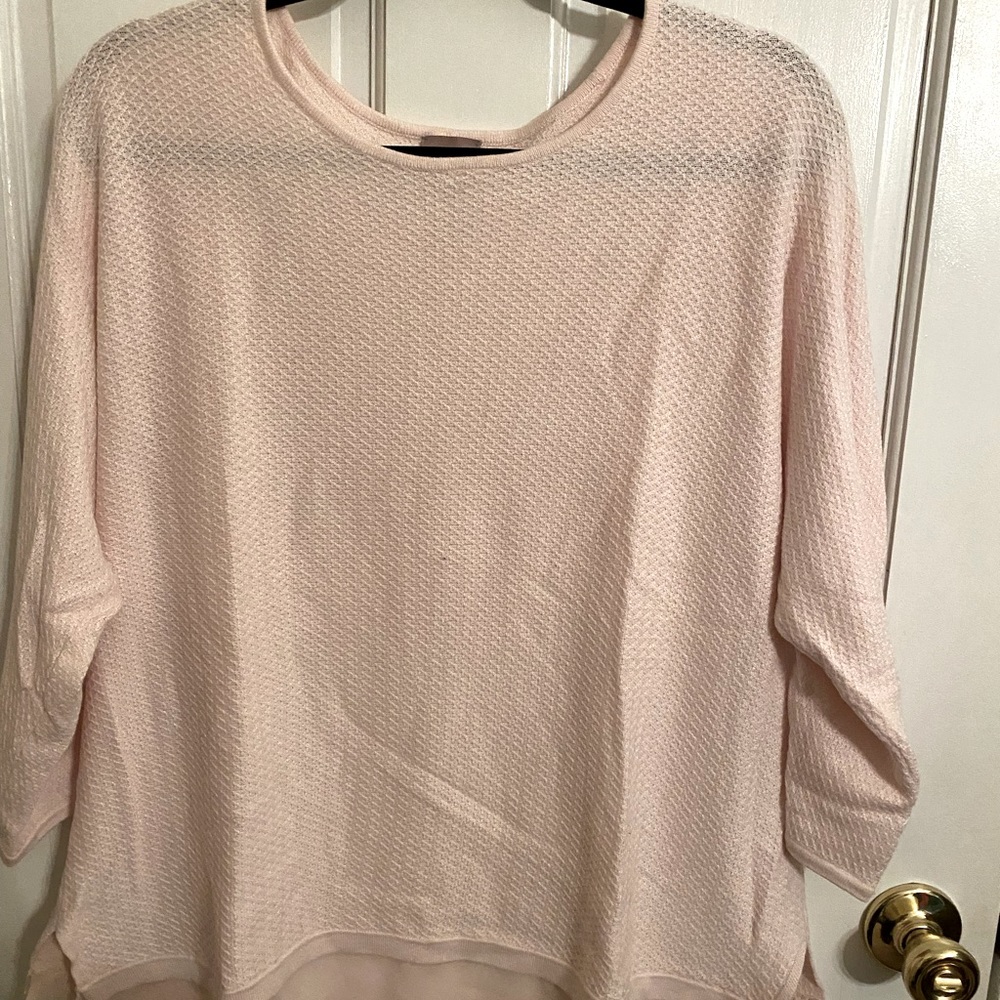 Chico’s size 2. Pink sweater.